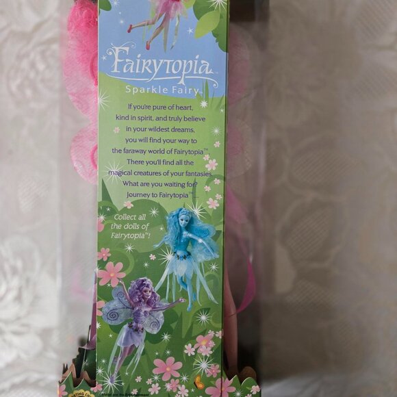 2003 BARBIE DOLL FAIRYTOPIA PINK SPARKLE FAIRY. - Picture 3 of 4
